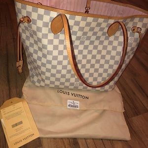 Neverfull MM with Rose ballerine Tote